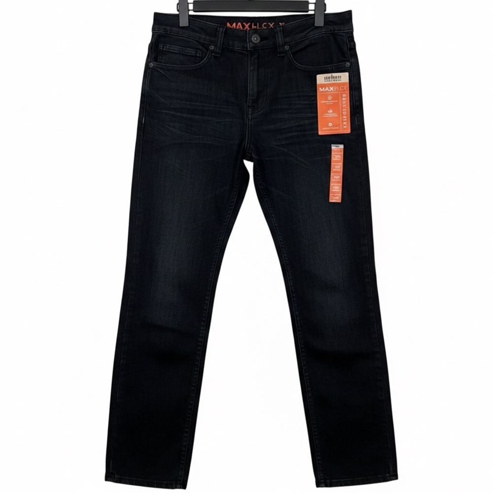 🔴 Urban Pipeline MaxFlex Relaxed Straight Jeans 30x32 Dark Wash NWT